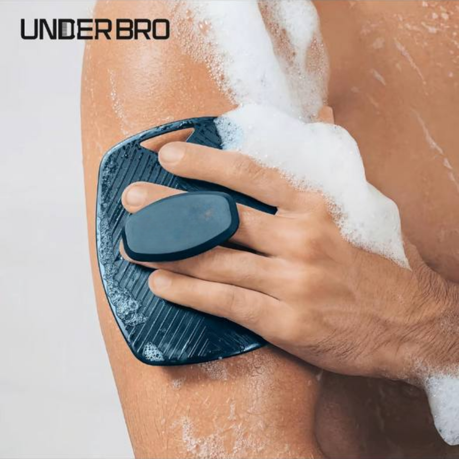 Silicone Body Exfoliating Brush – Antibacterial Shower Scrubber, Gentle Massage Cleanser for Men & Women