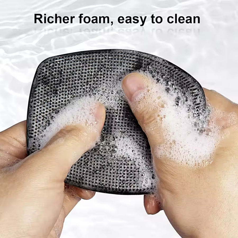 Silicone Body Exfoliating Brush – Antibacterial Shower Scrubber, Gentle Massage Cleanser for Men & Women